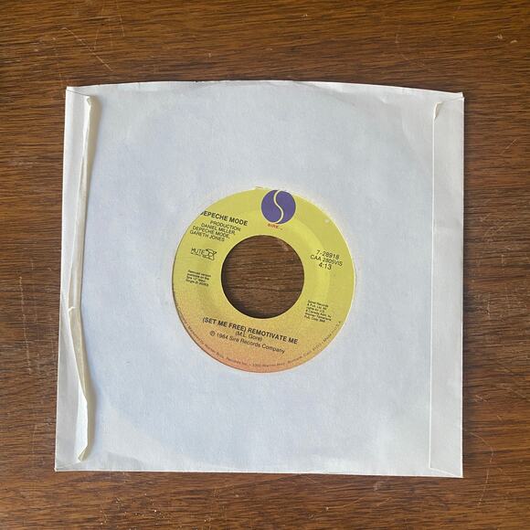 Depeche Mode Master & Servant 45 RPM Single US Vinyl Mute Sire Records Good+ - Picture 3 of 9